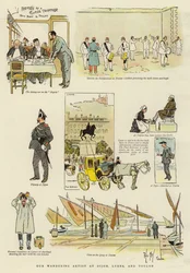 Unser wandernder Künstler in Dijon, Lyon und Toulon